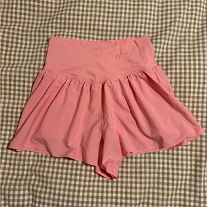 Offline by Aerie Pink Crossover Athletic Shorts